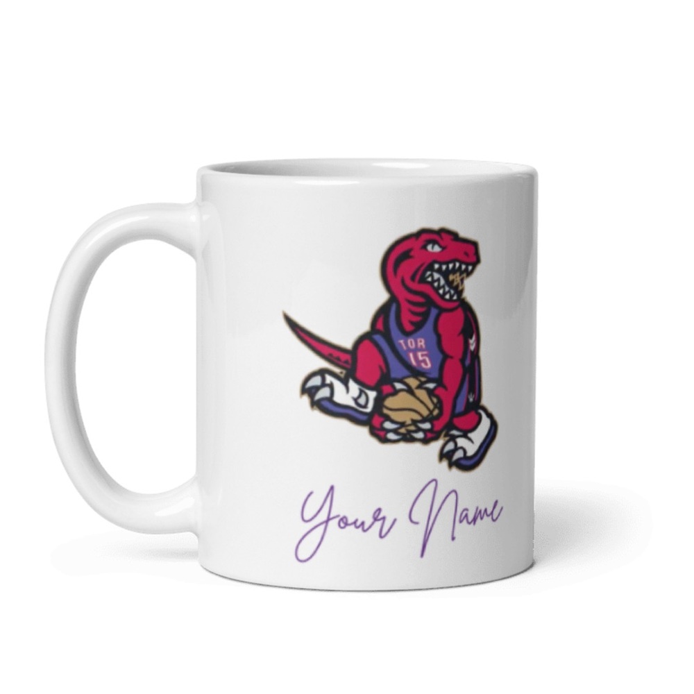 Toronto Raptors Personalized Custom Name 11oz Mug - Picture 2 of 4
